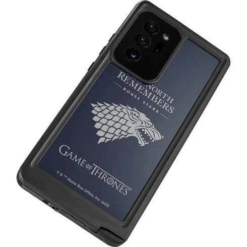 Game of Thrones: House Stark The North Remembers Galaxy Note20 Ultra 5G Waterproof Case